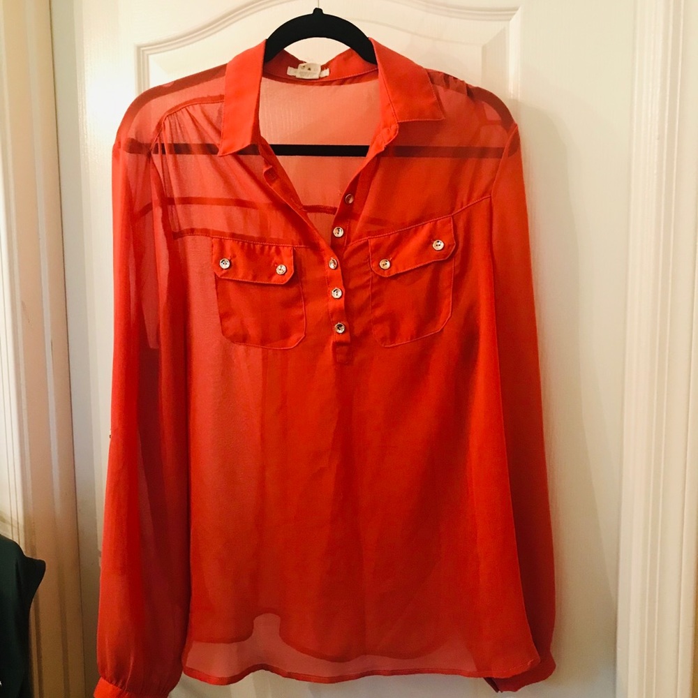 Sheer blouse
